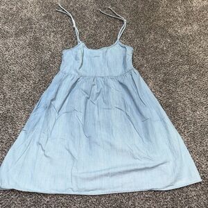 SO brand “Jean” dress with tie straps